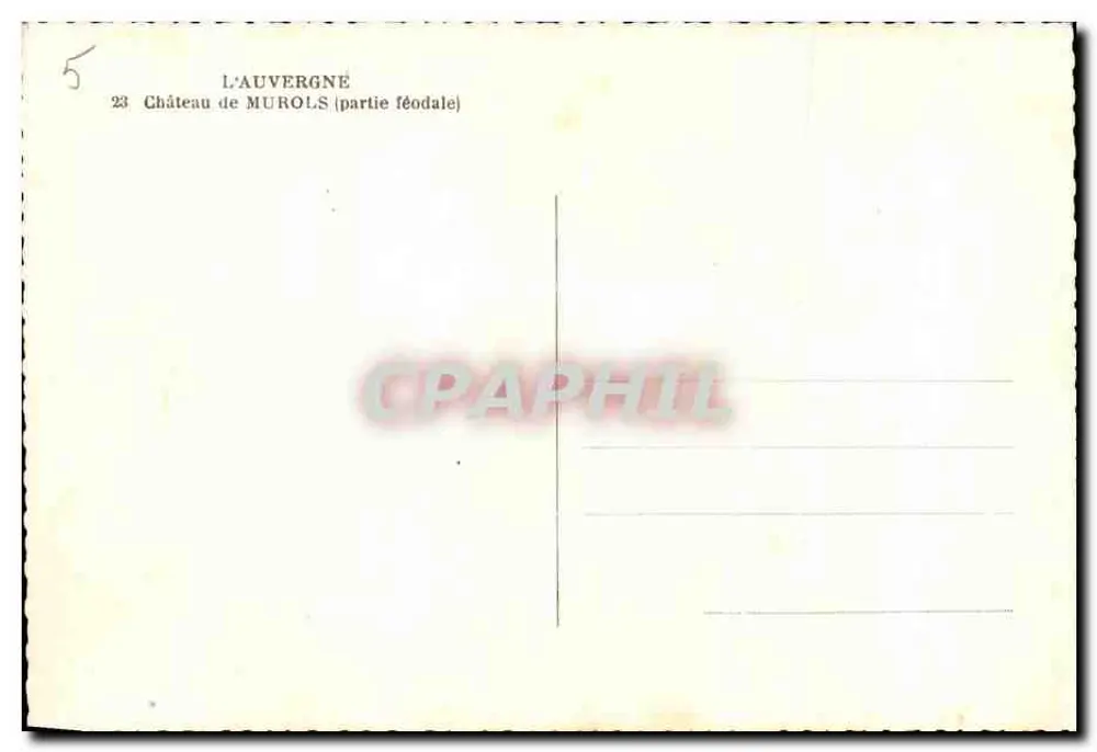 Castello di Murols — parte feudale — L'Auvergne - Verso