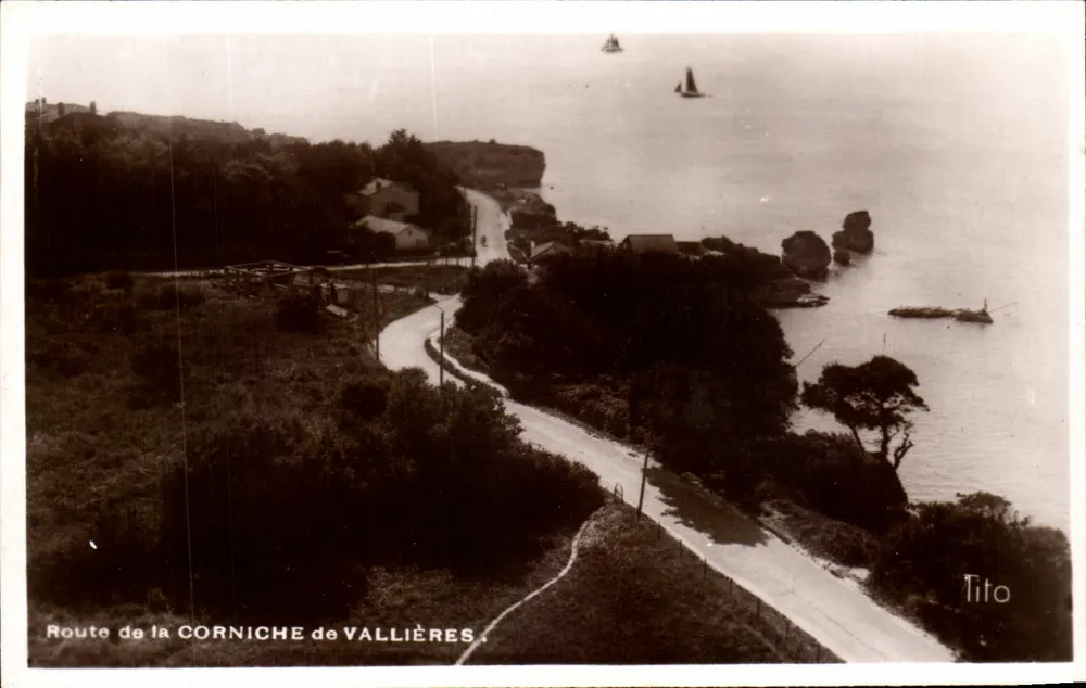 Rota da Corniche de Vallières — vista panorâmica — Tito - Frente
