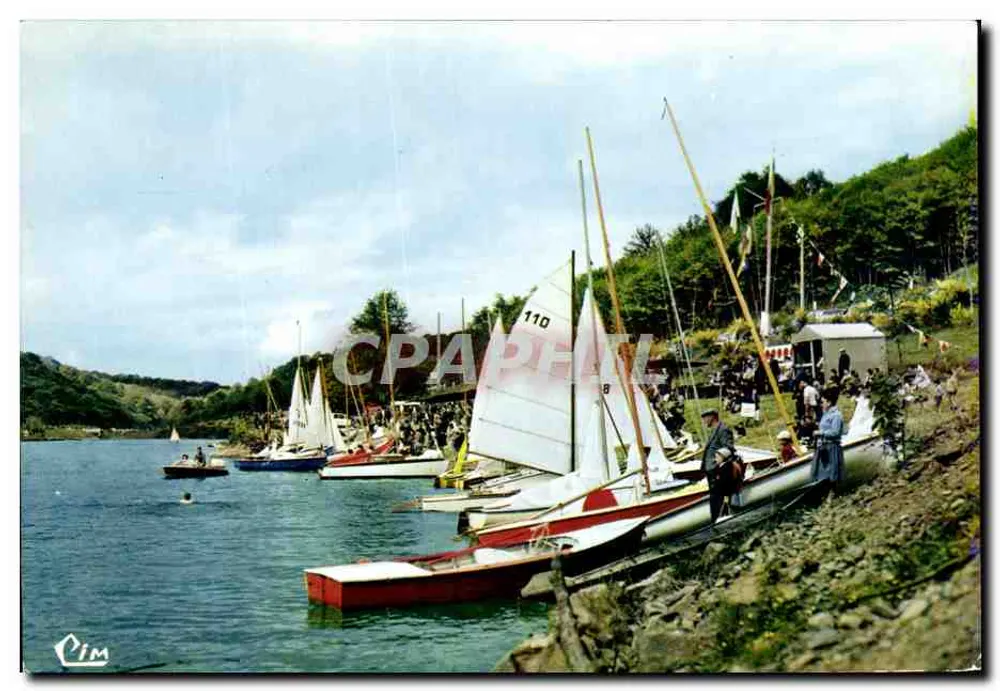 Mervent (Vendée) — Ansicht des Yachtenhafens — C.I.M. (S.-et-L.) - Vorderseite