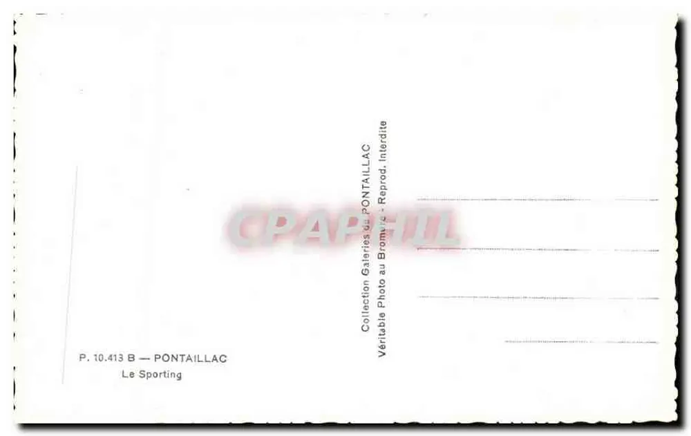 Le Sporting — Casino — Restaurant — Pontaillac - Achterkant