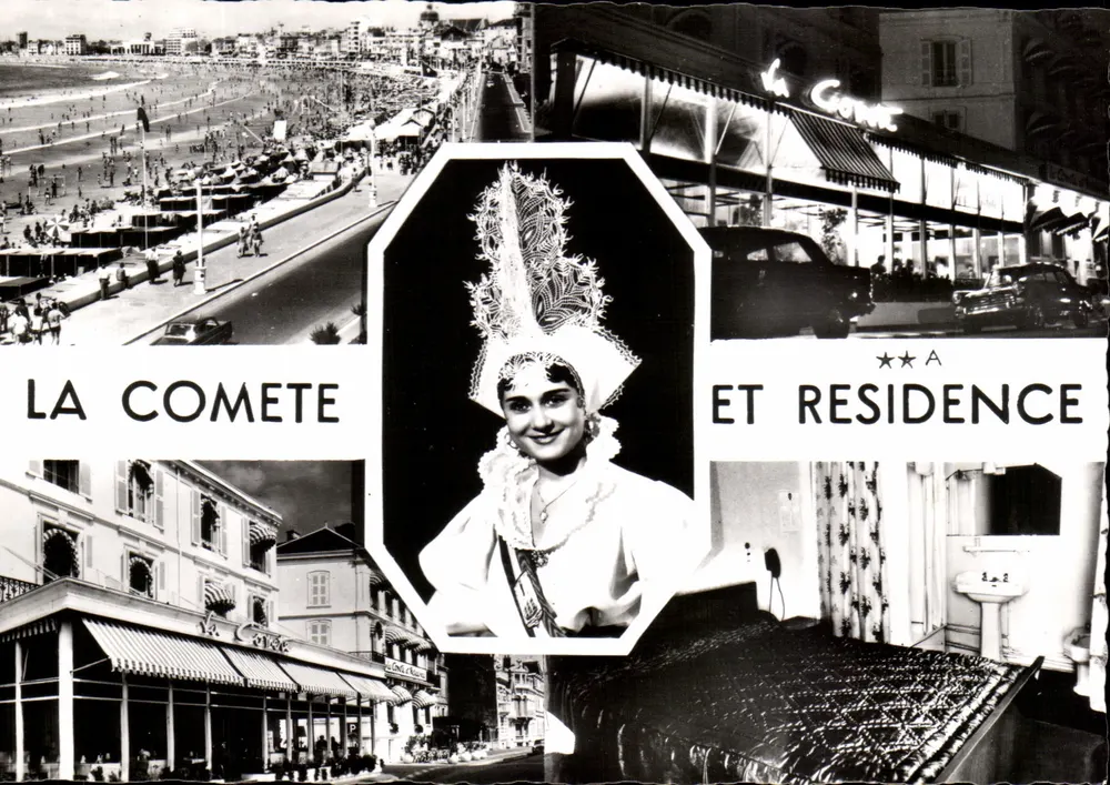 Les Sables-d'Olonne — Hotel-Restaurante La Comète e Residência — Editor: Edições P. Marlin - Frente