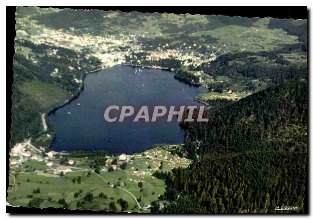 Vista aérea do Lago de Cigogne — Éditions La Cigogne, n° 88.193.125 - Frente