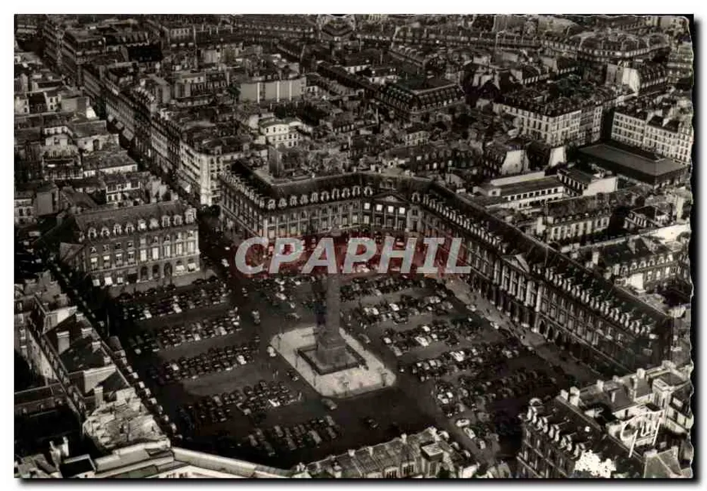Place de la Paix — Säule Vendôme — Luftaufnahme — André Laconite, Paris - Vorderseite