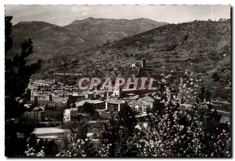 Castellane (B.-A.) — Vista geral — alt. 724 m — Fotografia Veritable - Frente