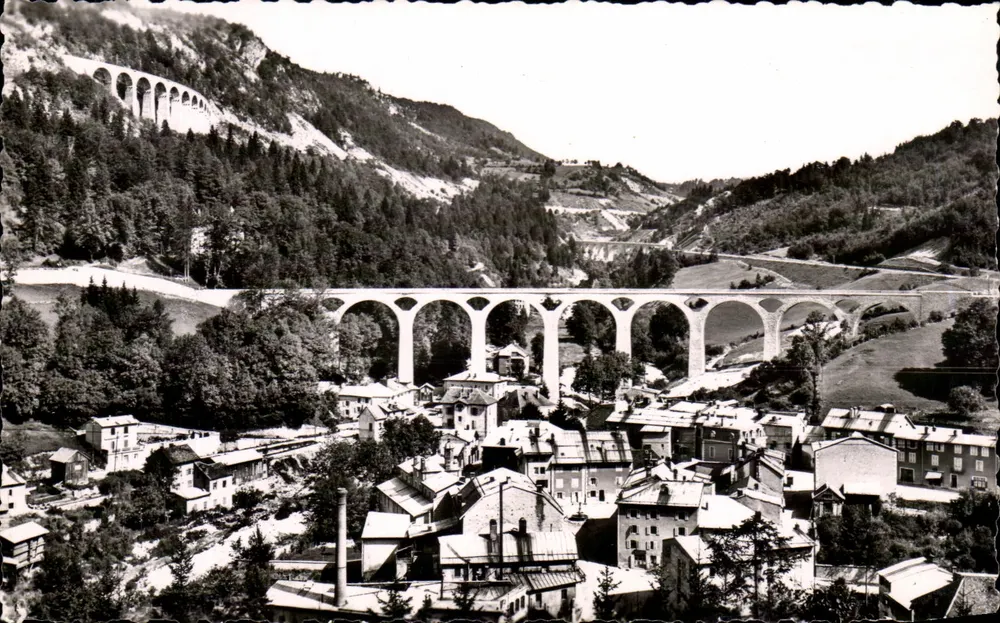 Morez (Jura) — Auf der Weißen Straße. Die Großen Viadukte — Michaux et Fils, Bellegarde - Vorderseite
