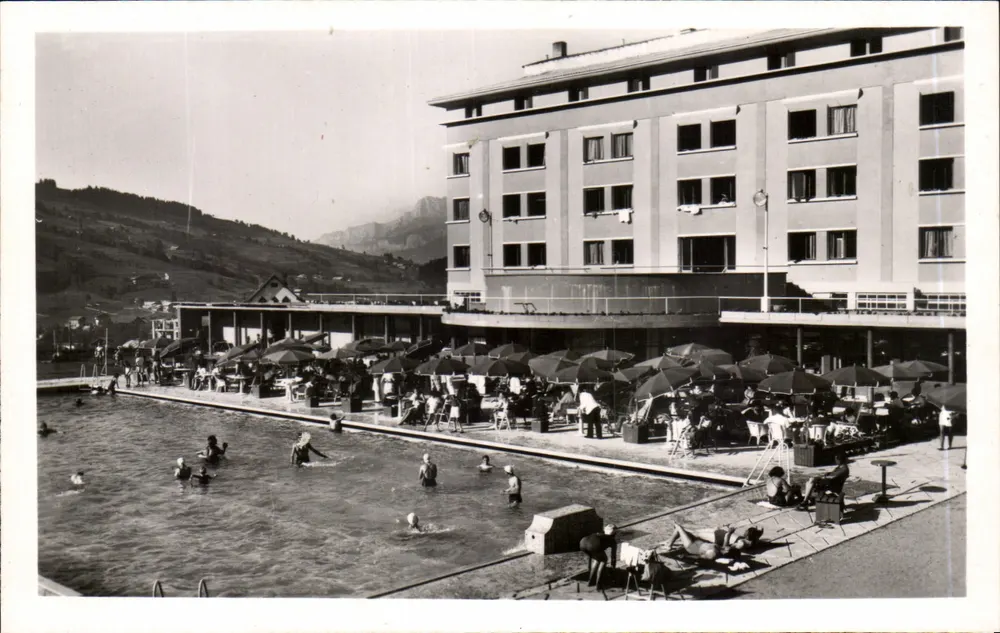 Mégeve — Hotel 'La Résidence' — Editor L. Morandat, Mégeve (Alta Saboia) - Frente