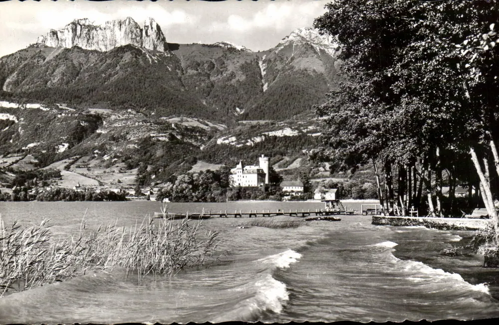 See Annecy — Schloss und Dents de Lanfon — Edition GIL - Vorderseite