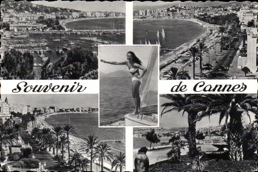 Cannes — Lembrete de Cannes — A Costa Azul - Frente