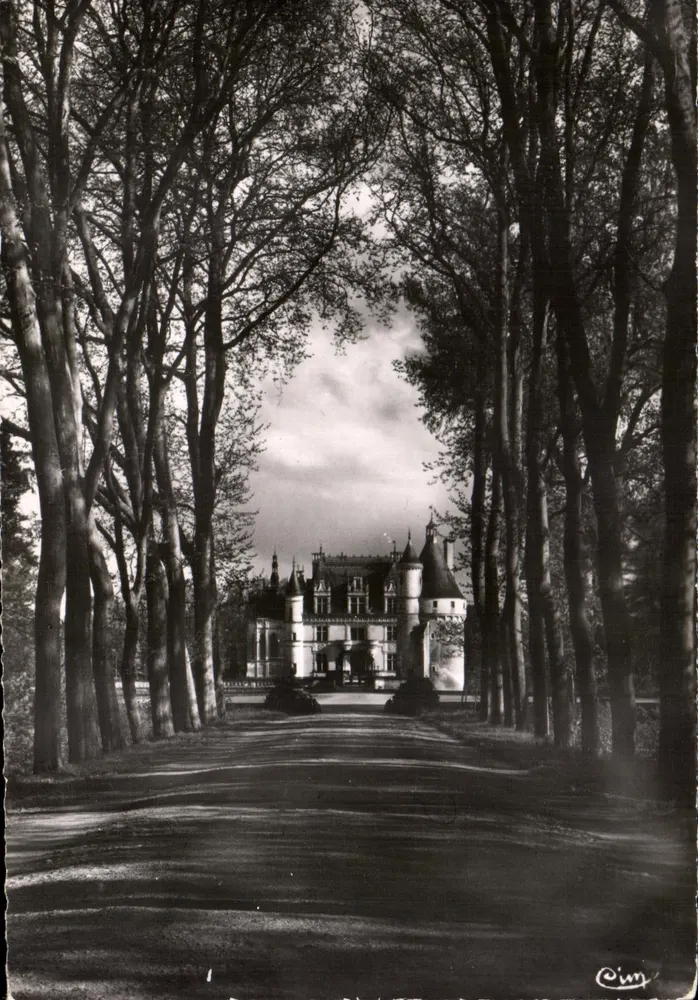 Castelo de Chenonceaux — Avenida dos Plátanos — Chalartin em Tours - Frente