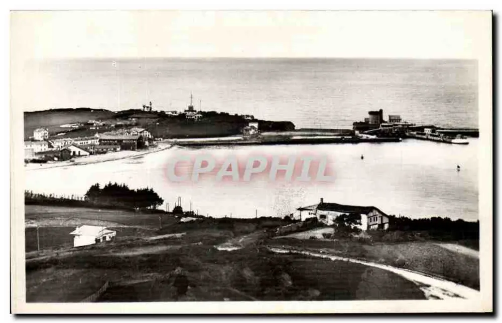 St-Jean-de-Luz — Ansicht von Socoa von der Bordegain-Turm — REAL-PHOTO C.A.P. PARIS - Vorderseite