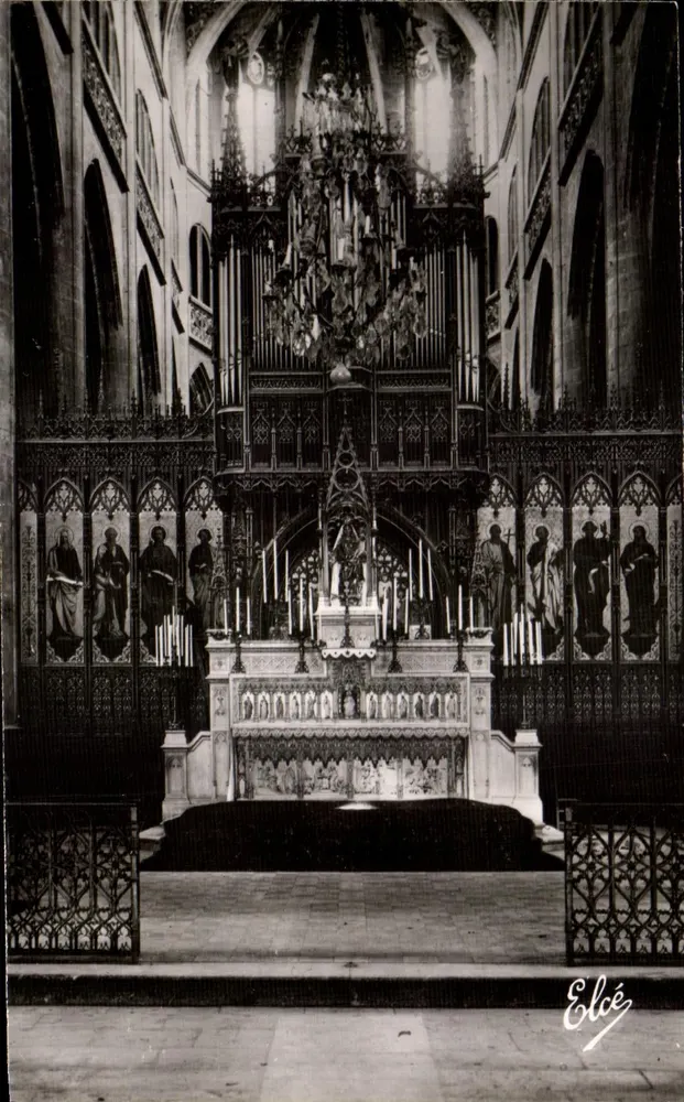 Auch « Gers » - Die Kathedrale — Der Altar und die kleinen Orgeln — Verlag Elcés - Vorderseite