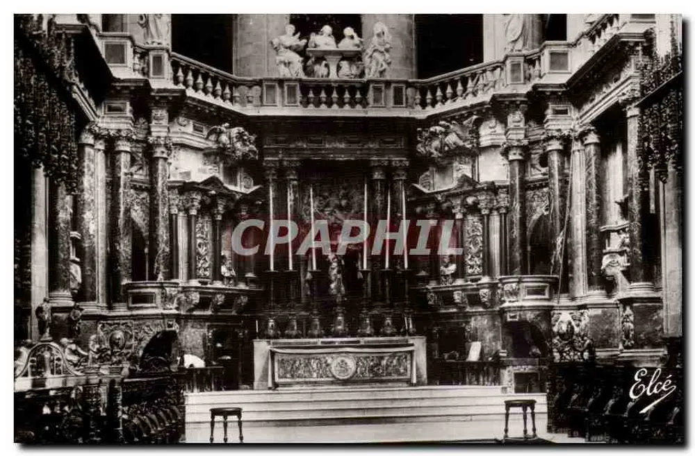 Auch « Gers » — A Catedral — editor L. Chatagnéau, Bordeaux - Frente