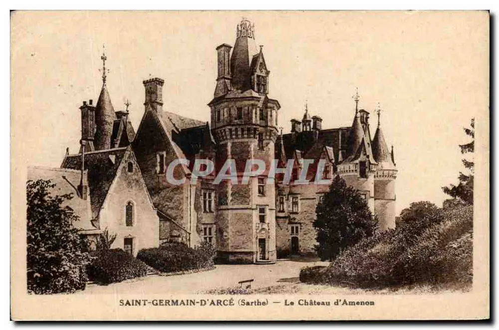 Saint-Germain-d'Arcé (Sarthe) — Le Château d'Amenon — Éditions Château du Loir - Voorkant