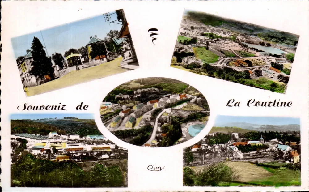 La Couzline — Panoramablick und Details des Dorfes — Cim - Vorderseite