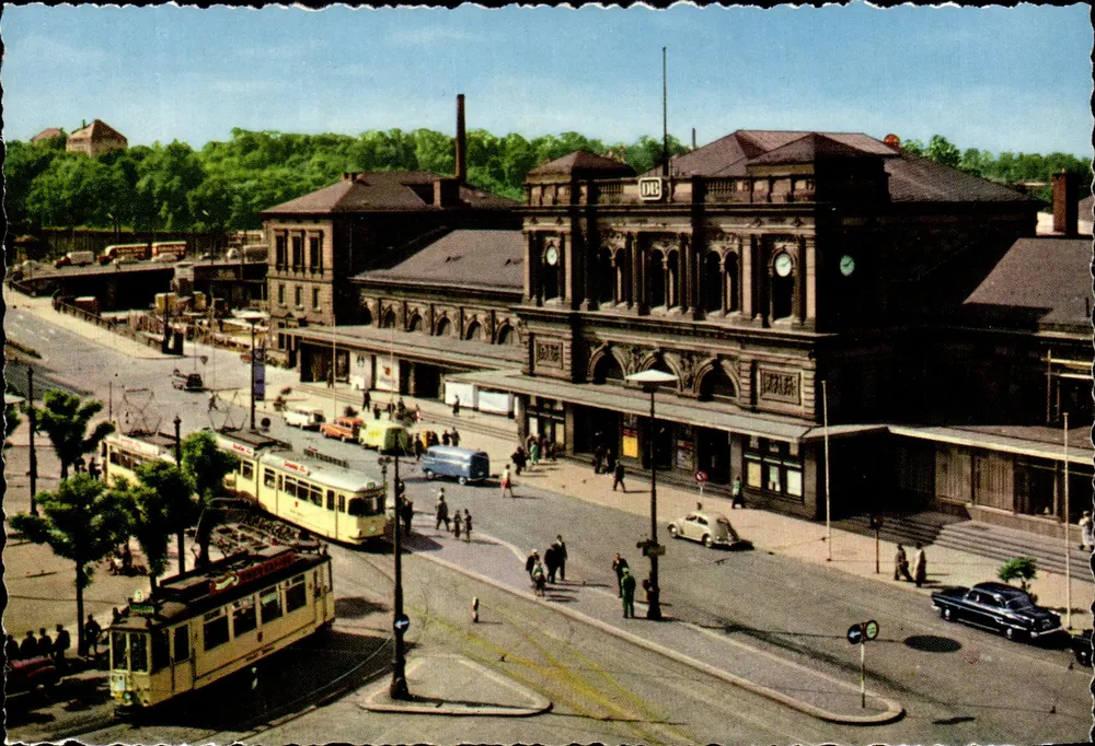 Mainz Hauptbahnhof — vista panorâmica — Kellets 973/1 - Frente