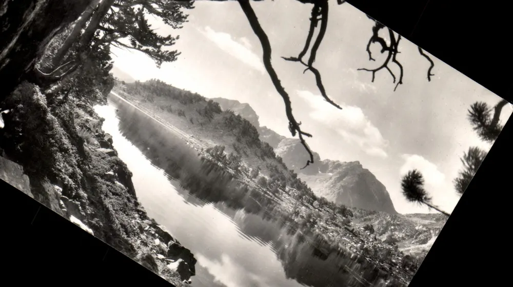 Vale de Alère — o lago de Almcr — Ed. JOVÉ, Paris - Frente
