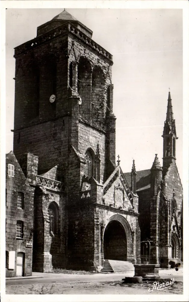 Locronan - Facha da Igreja — Éditions Nozaïs-Tenre-Bouchaoud, Nantes - Frente