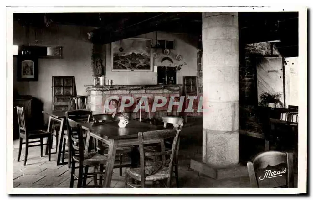 Interior de uma taverna — Locronan — Edições Nozaïs-Rouichaud - Frente