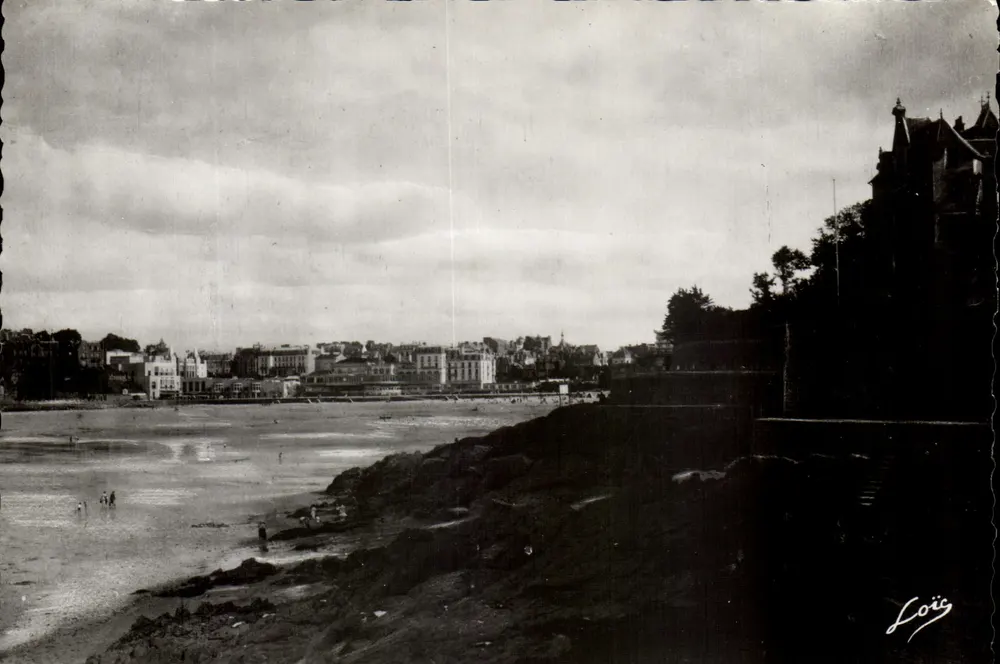 Dinard — Côte d'Emeraude, Promenade de la Malouine und ein Teil der Strandpromenade — Laurent, Rennes - Vorderseite