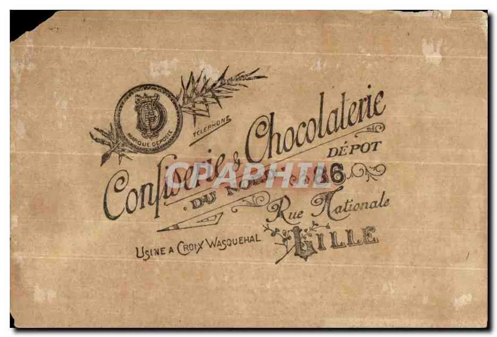 Die Stille — Grundlagen der Musik — Confiserie & Chocolaterie du Nord, Lille - Rückseite