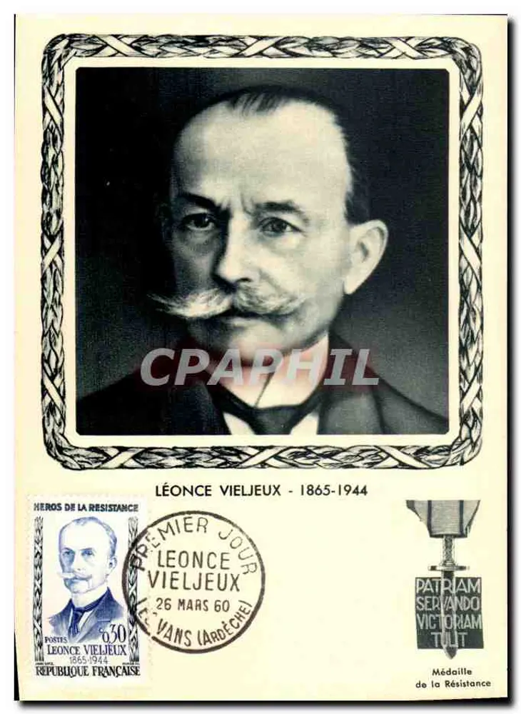 Léonce Vieljeux — Hero oporu — Éditions Bourgogne, Nancy - Awers