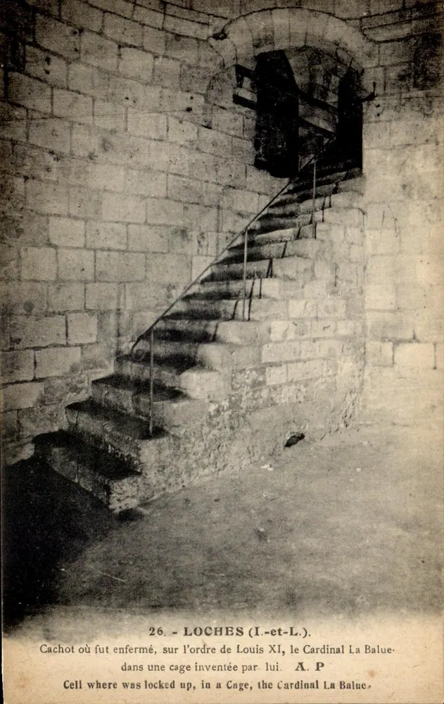 Gevangenis van Loches — Gevangenis van de Kardinaal La Baule — Uitgever E. Dupré van Tours - Voorkant