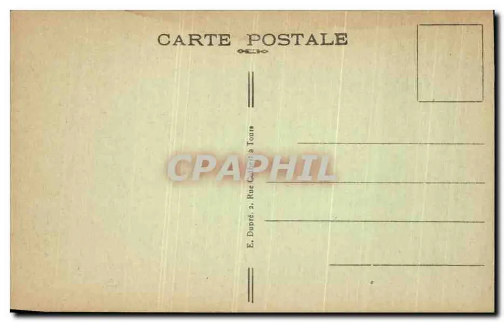 Loches (Indre-et-Loire) — Cachot onde foi preso, por ordem de Luís XI, o Cardeal La Baluc — A.P. n°26 - Verso