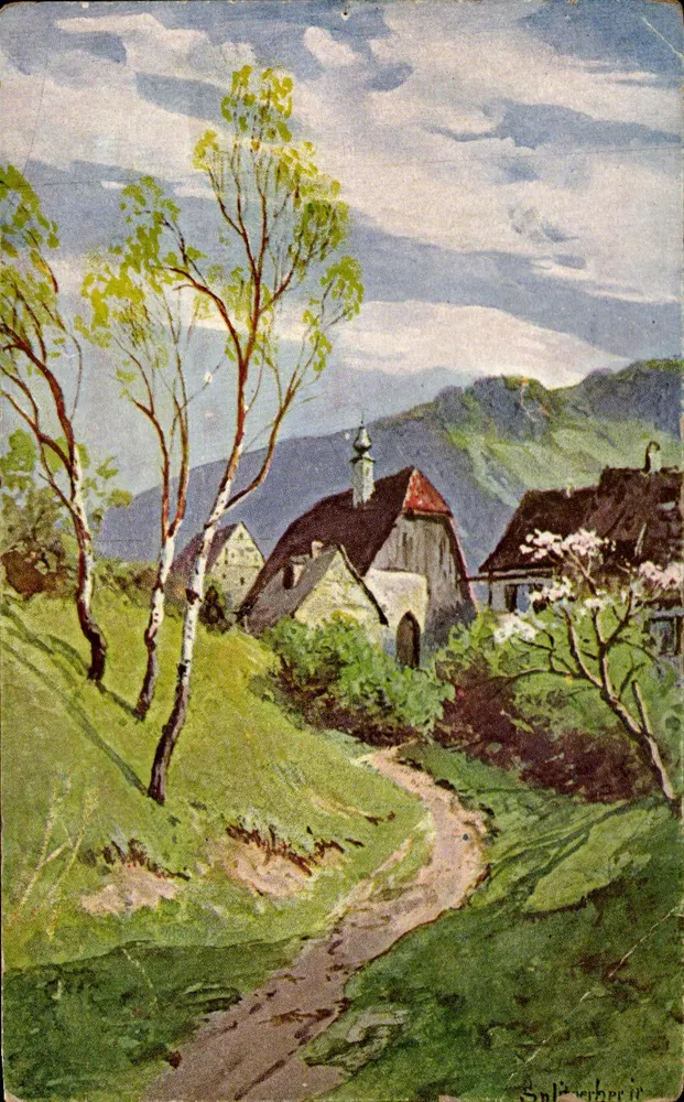 Salfertcher — Widok malowniczy — K.M. H. S. M. «Dess.» - Awers