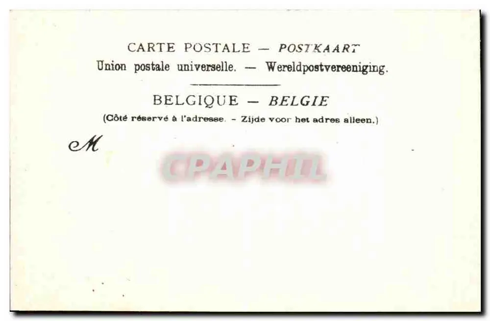 Bruges. O Palácio de Justiça — editor J. Nahrath, Bruxelas, n° 49 - Verso