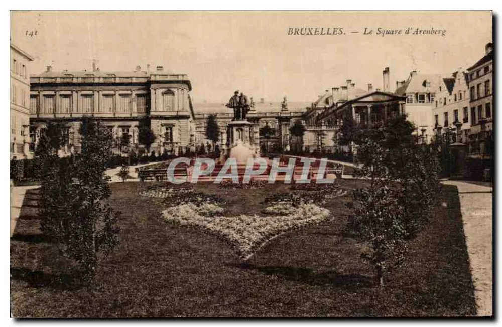 Bruxelas — O Square d'Arenberg — Editor anônimo, n° 141 - Frente