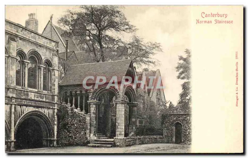 कैंब्रिज — नॉर्मन स्टेयरकेस — डाइनेगल & को. ड्रेज्डन-बर्लिन 1900/1 - आगे