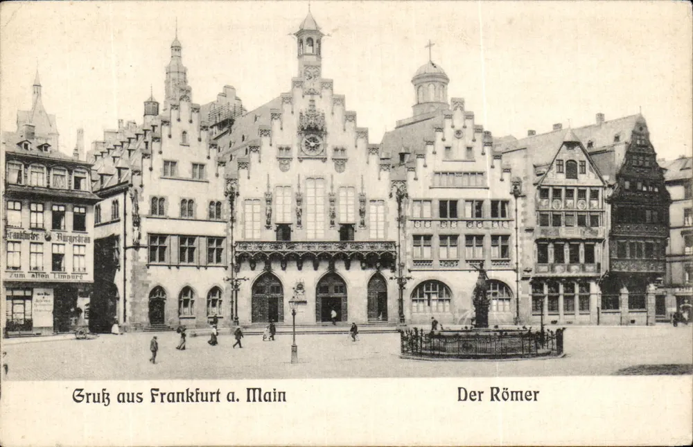 Frankfurt a. Main — O Römer — editor desconhecido - Frente