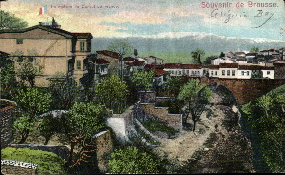Das Haus des französischen Konsuls — Brousse — Grigorie Bay - Vorderseite