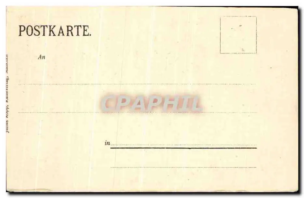 Herrenchiemsee — Grosse Spiegelgalerie — éditeur non visible - Rückseite