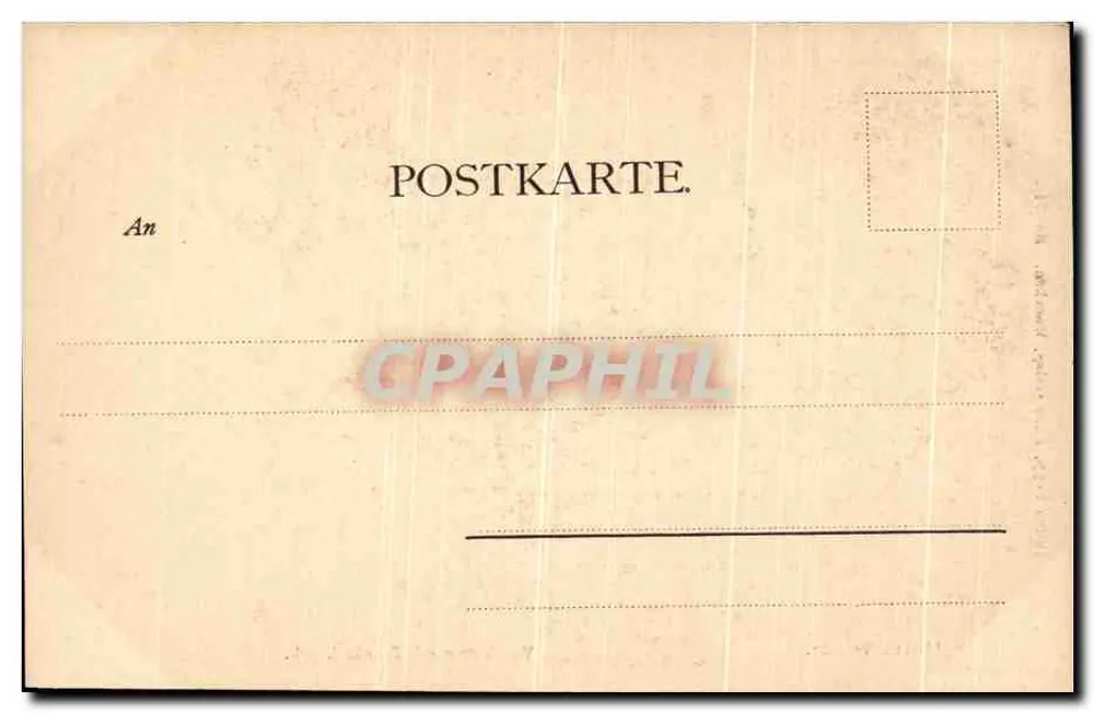 Herrenchiemsee — Antecâmara com armário de luxo — Julius Kopp, München, Nr. 715 - Verso