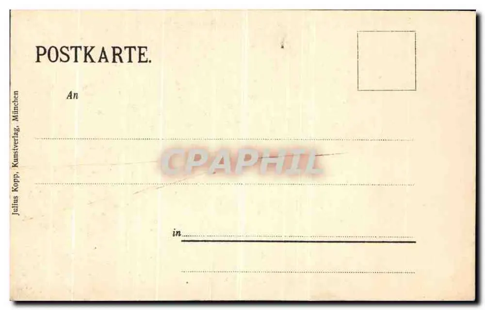 Herrenchiemsee — Speisezimmer — Julius Kopp, München - Verso