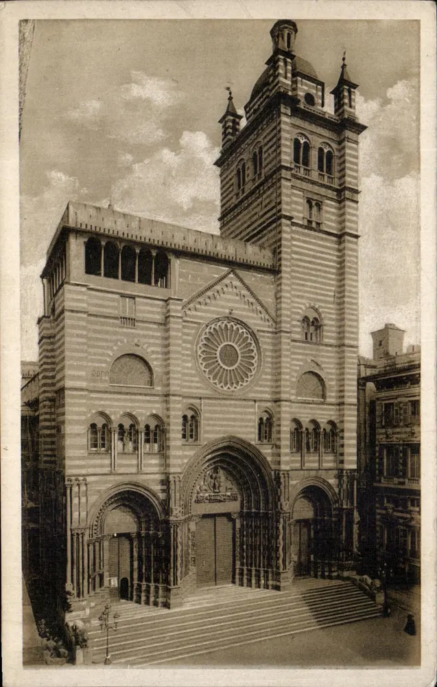 Genova - Kathedrale von S. Lorenzo — Ausgabe VIS Milano, n° 7029 - Vorderseite