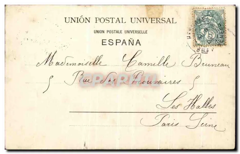 Casa histórica Hendaye — Fuenterrabia — A. Villatte, editor, Tarbes - Verso