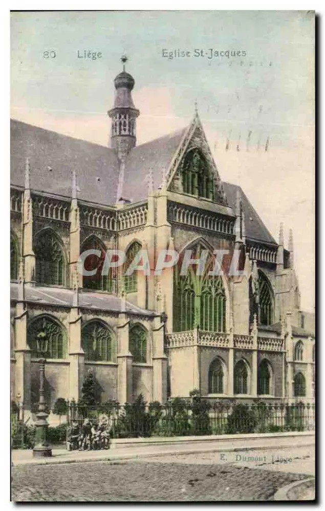 Liège - Igreja de São Jacinto — E. Dumont, Liège, n°80 - Frente