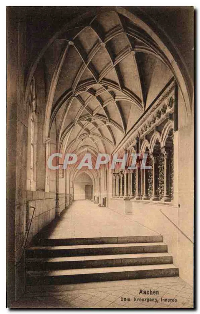 Aachen — Dom. Kreuzgang, Innenraum — Bingel & Co. (Dresden) - Vorderseite