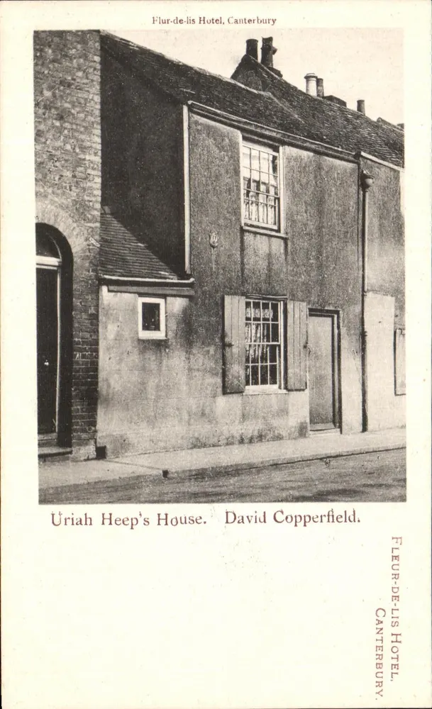 Uriah Heep's House — David Copperfield — Fleur-de-lis Hotel, Canterbury - Vorderseite