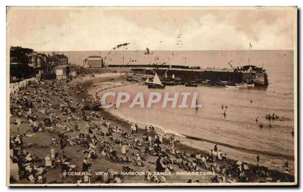 Harbour & Sands, Broadstairs — vue générale — éditeur British Postcard Co. Ltd. - Vorderseite