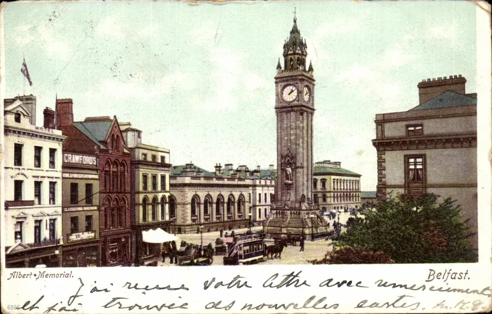 Memorial de Albert — Belfast — Hotel Crawfords — n°6505 - Frente