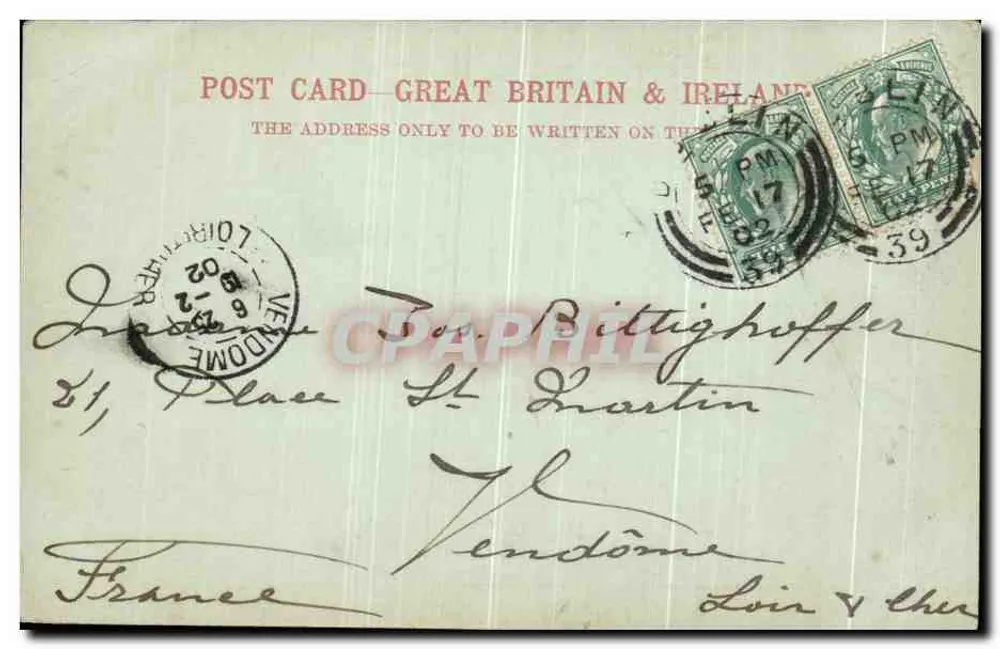Belfast Castle — vue panoramique — éditeur : POST CARD-GREAT BRITAIN & IRELAND, n° 1471 - Verso