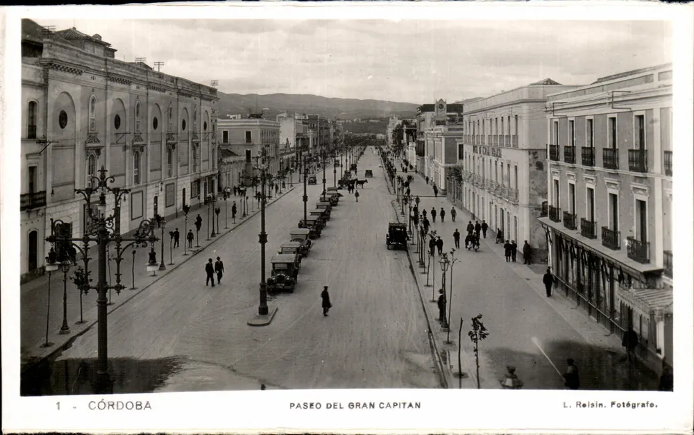 Córdoba — Paseo del Gran Capitán — L. Reisin, Fotógrafo. - Frente