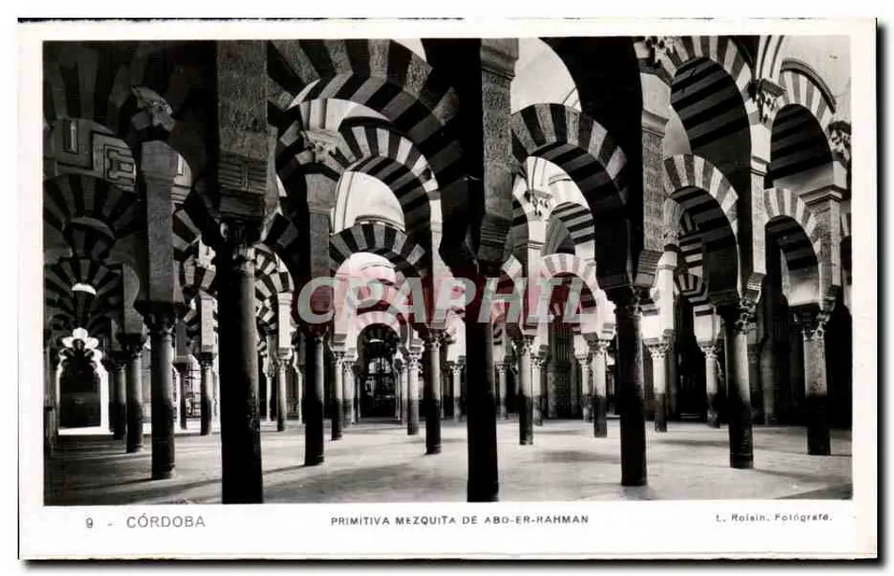 Córdoba — Primitiva Mezquita de Abd-er-Rahman — L. Roisin, Fotograf. - Vorderseite