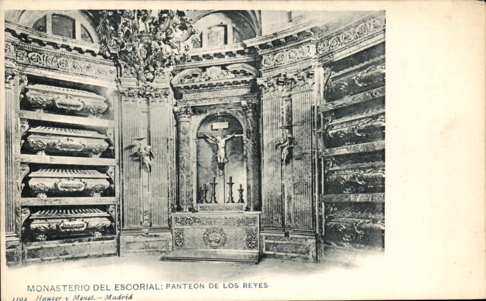 Kloster El Escorial: Pantheon der Könige — Hauser y Menet, n° 1192 - Vorderseite