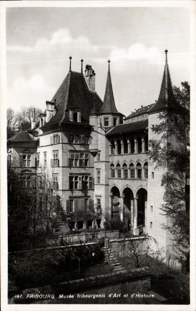 Fribourg. Museum für Kunst und Geschichte von Fribourg — Verlag Paul Savigny Lucens (Vaud), n° 197 - Vorderseite