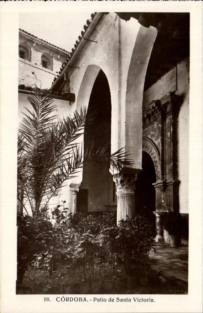 CÓRDOBA - Ansicht des Patios von Santa Victoria — Serie 10 - Vorderseite