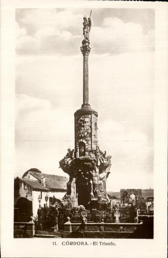CÓRDOBA - El Triunfo — monument z statuą na kolumnie, n° 11 - Awers